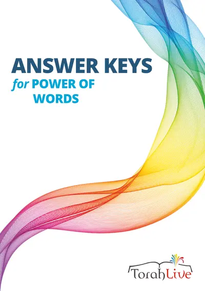 Power of words Answer key