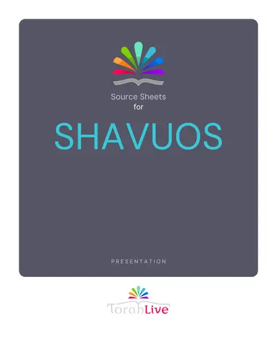Shavuos source sheet — page 3