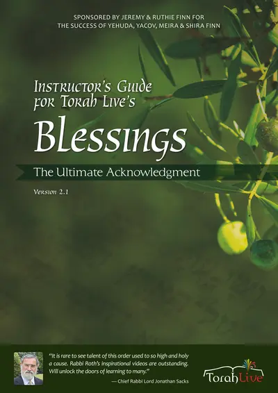Speaker notes blessings