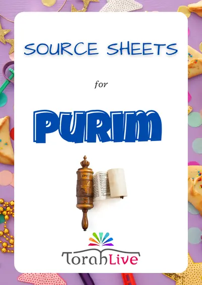Purim source sheet — page 3