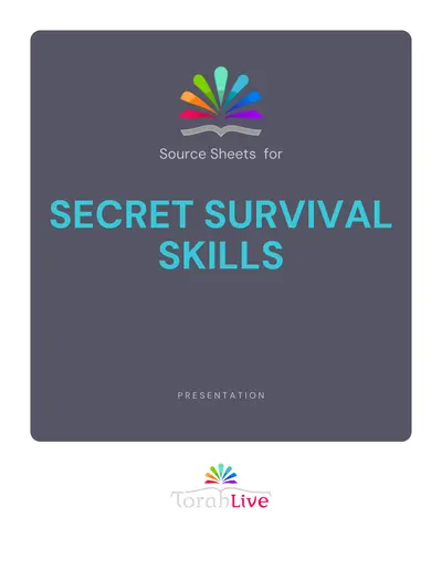 Secret Survival Skills for Kids source sheet — page 3