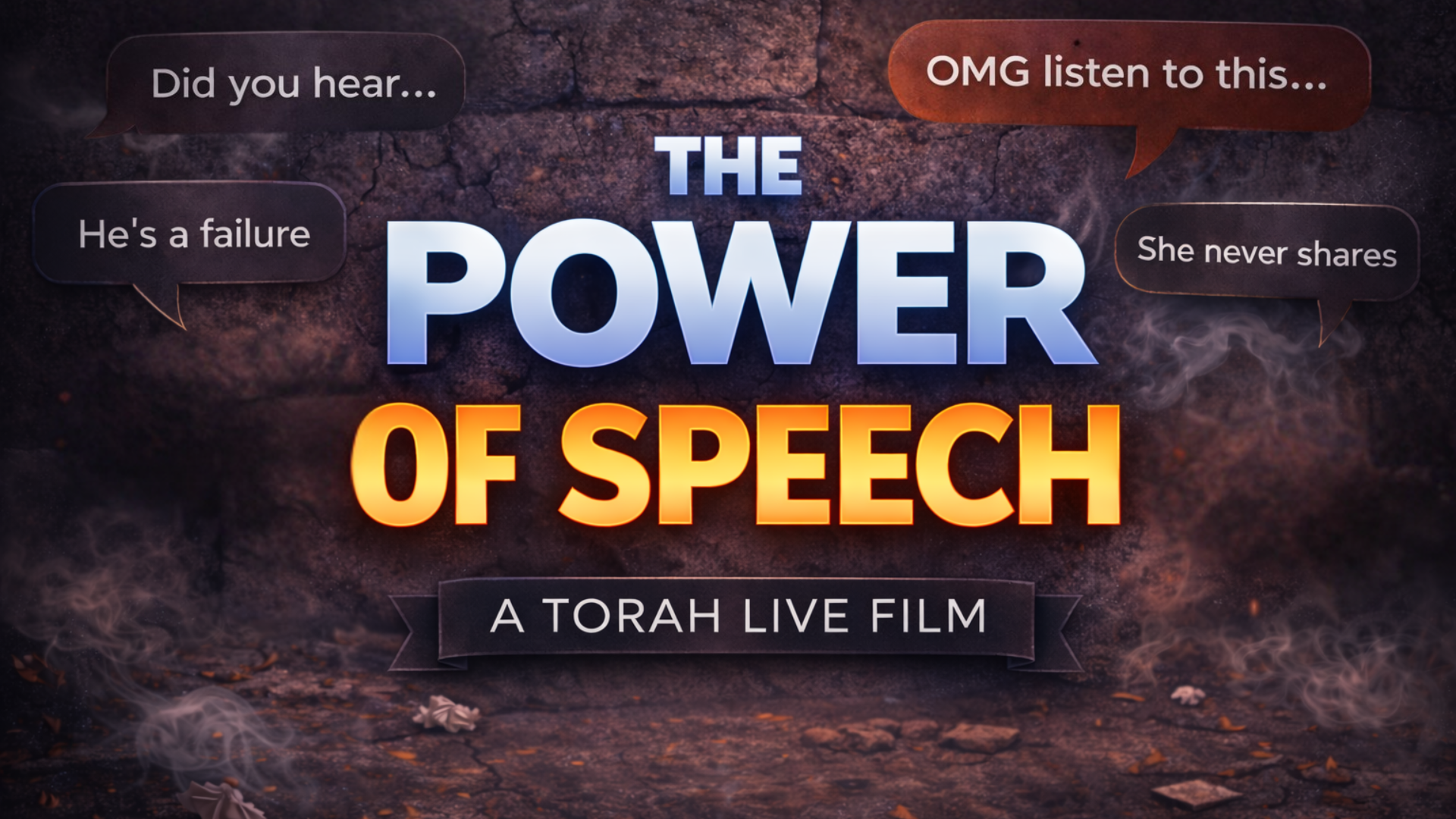 The Power of Speech, free Torah Live lessons