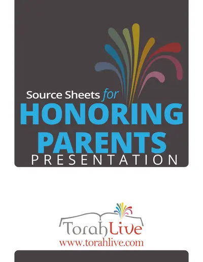 Honoring Parents source sheet — page 3