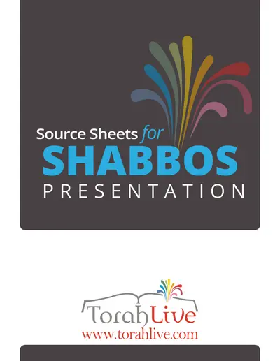 Melachos of Shabbos source sheet — page 3