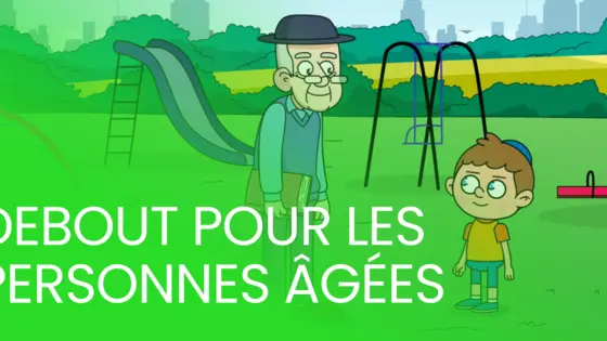 Debout pour les personnes âgées