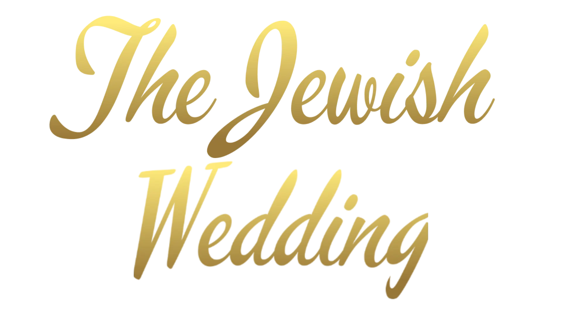 The Jewish Wedding