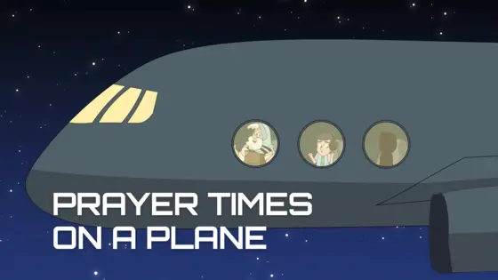 Prayer Times on a Plane