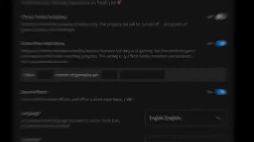 Screen-time limits preview