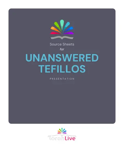 Unanswered Tefillos source sheet — page 3