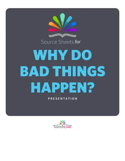 Why Do Bad Things Happen? source sheet — page 3