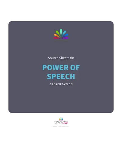 The Power of Speech source sheet — page 3