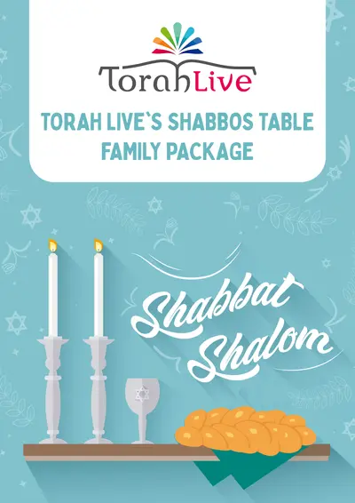 Shabbat Table Package