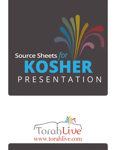 Kosher 101 source sheet — page 3